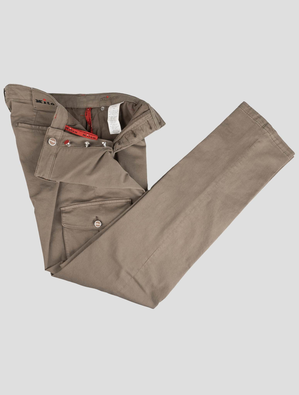 Kiton Beige Cotton Ea Cargo Pant 5