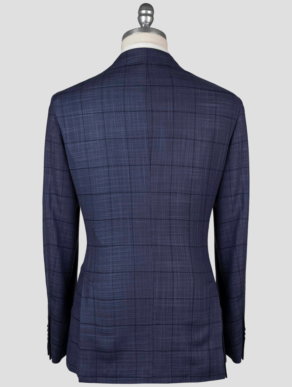Isaia Blue Wool Silk Blazer 3