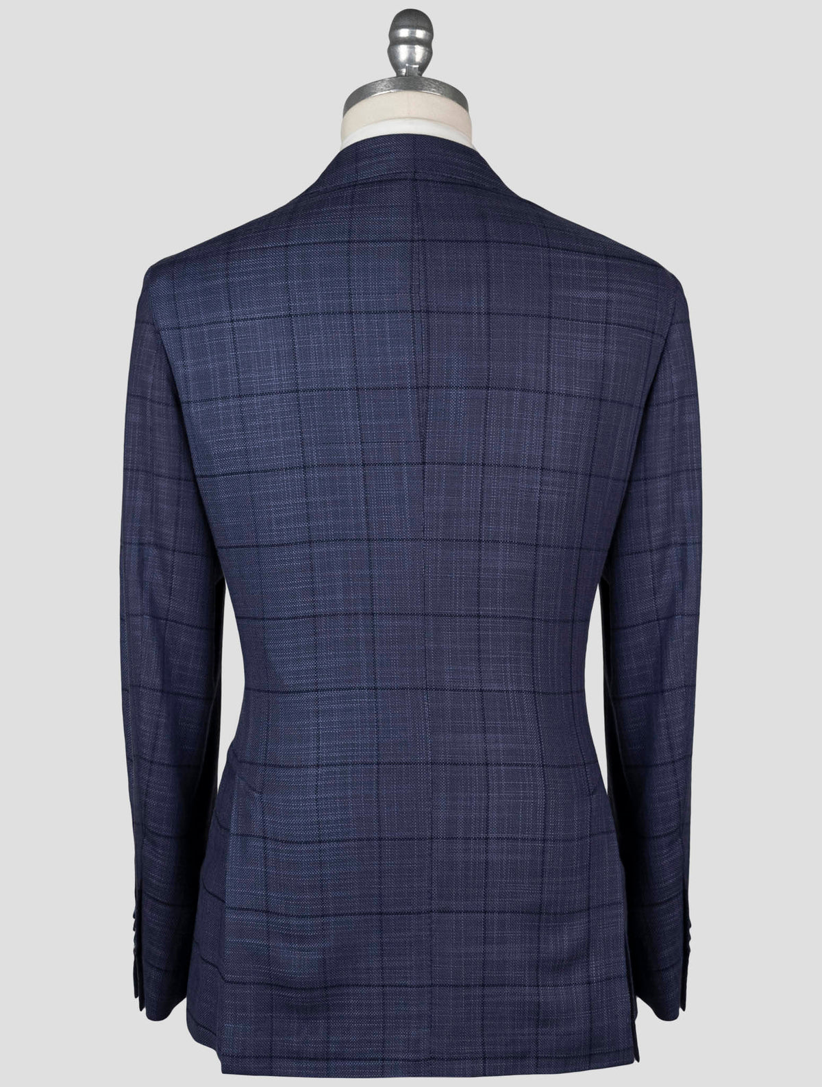 Isaia Blue Wool Silk Blazer 3