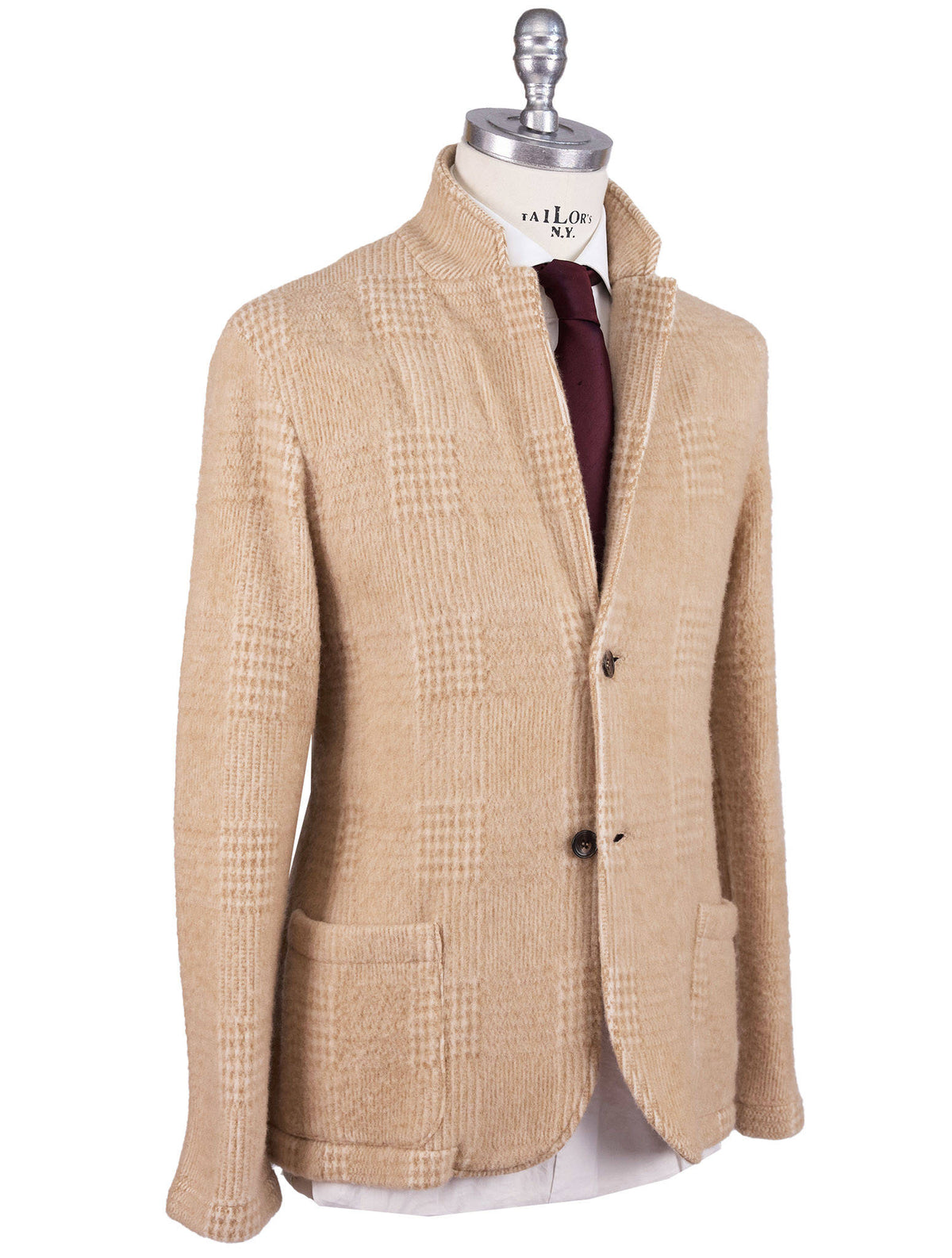 Kiton Beige Cashmere Blazer 2