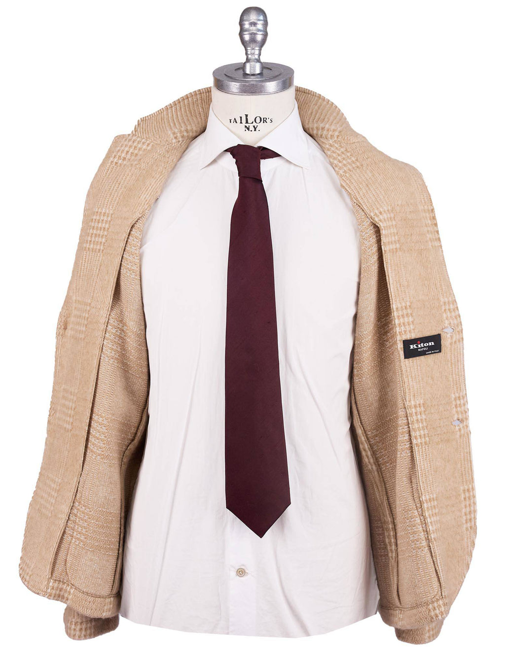 Kiton Beige Cashmere Blazer 4