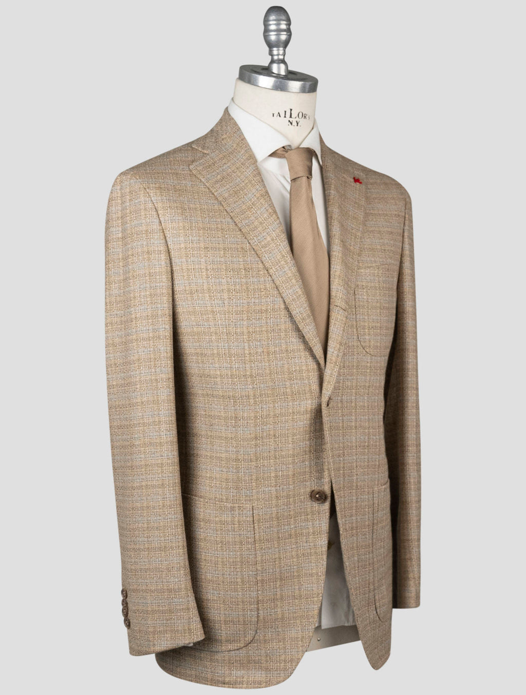 Isaia Multicolor Silk Wool Blazer 2