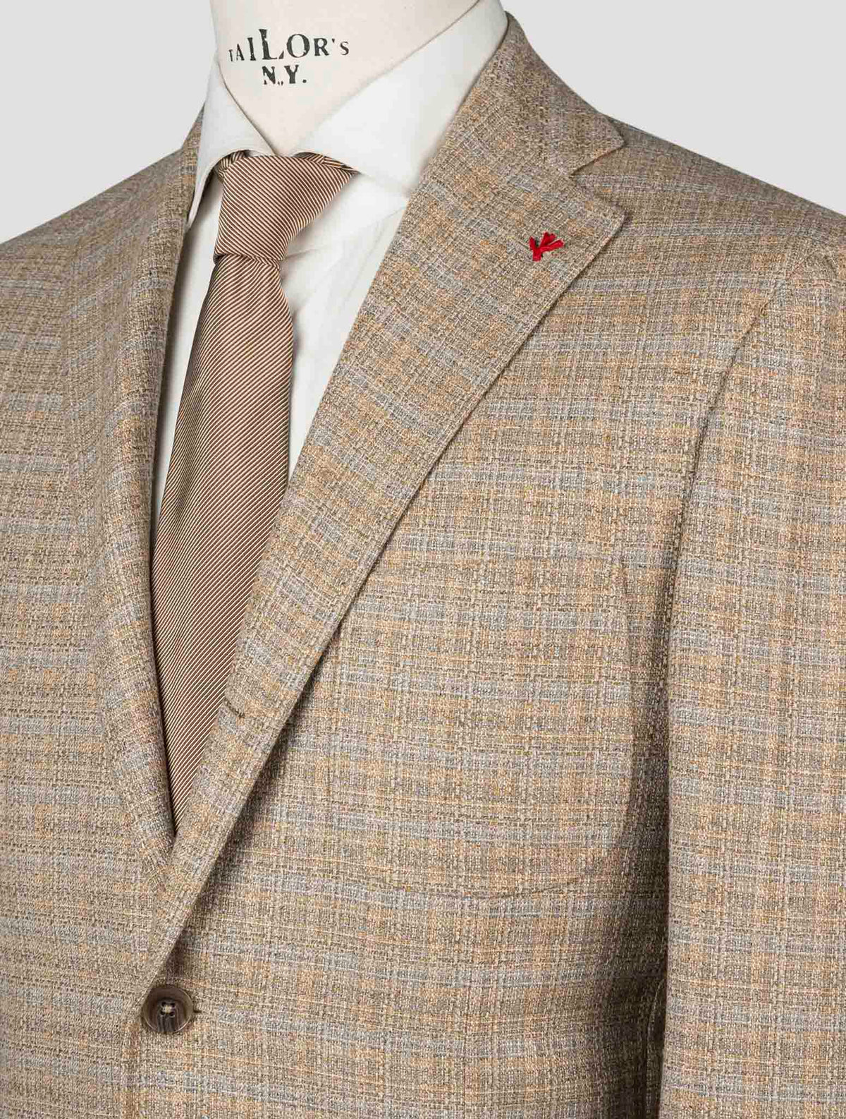 Isaia Multicolor Silk Wool Blazer 7