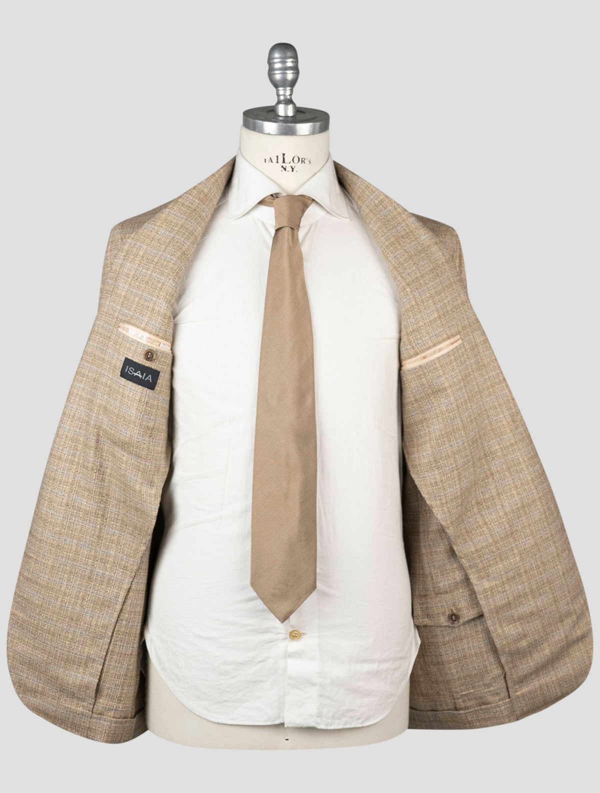 Isaia Multicolor Silk Wool Blazer 8