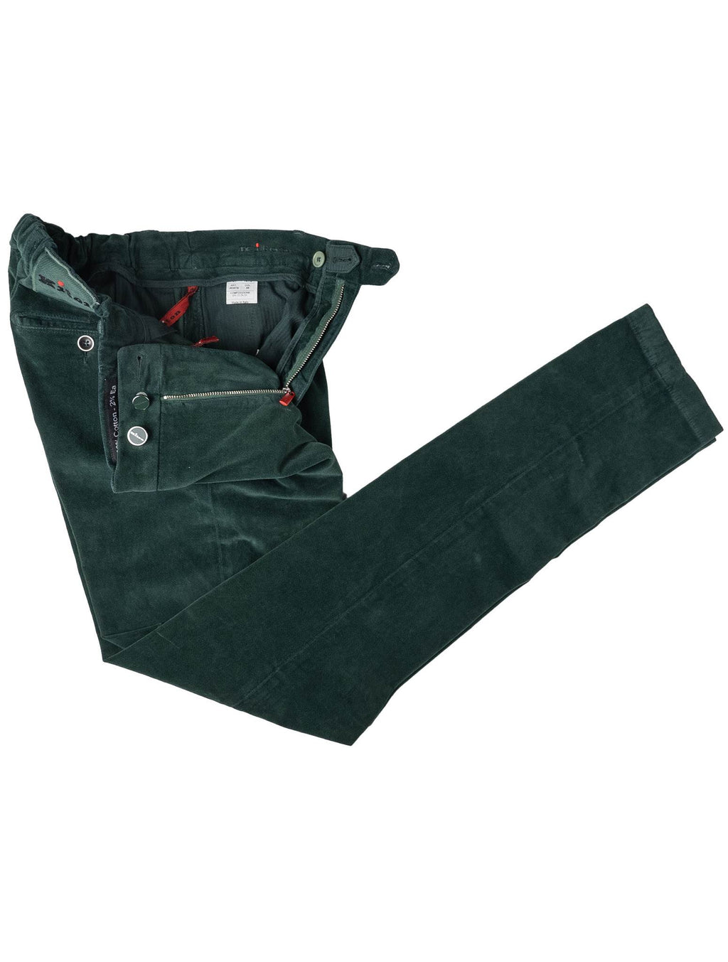 Kiton Green Cotton Ea Pants 2