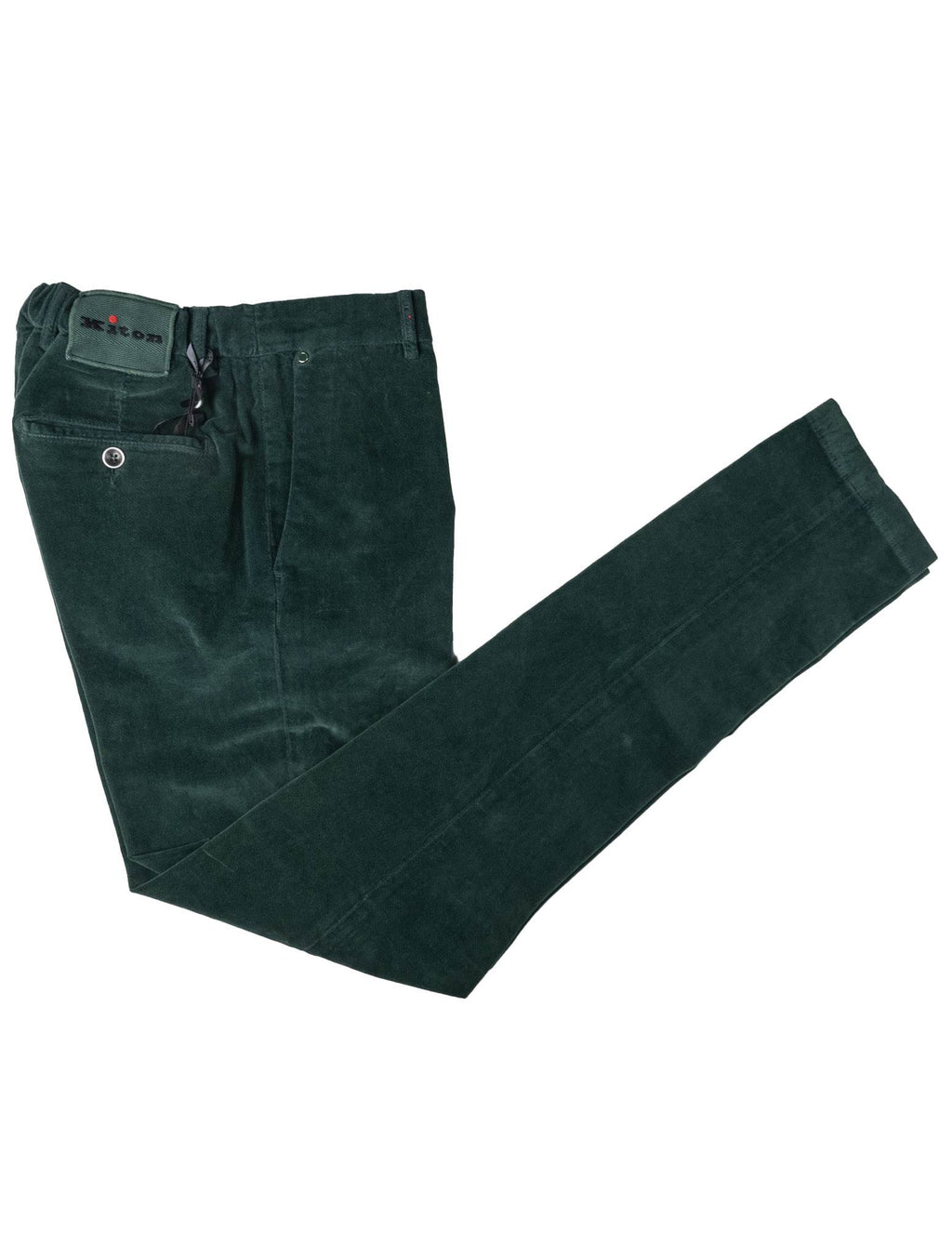 Kiton Green Cotton Ea Pants 4