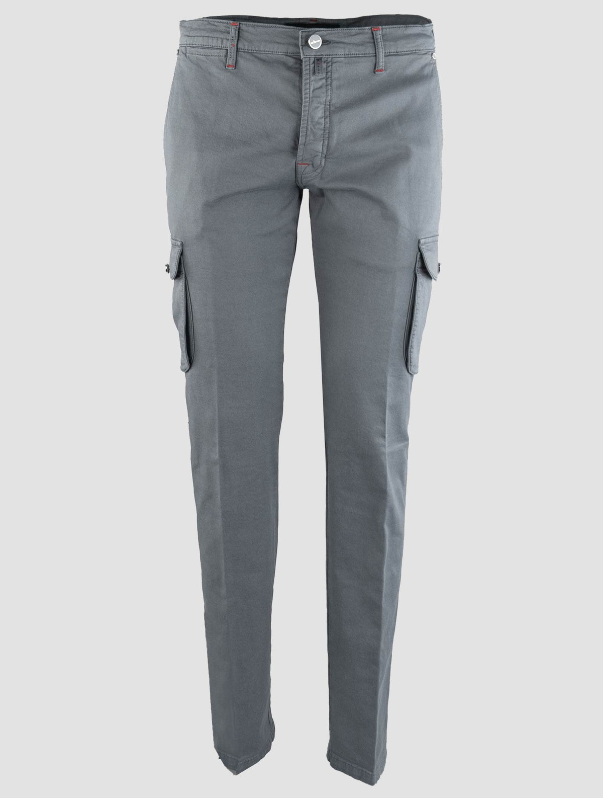 Kiton Light Gray Cotton Ea Cargo Pants 7