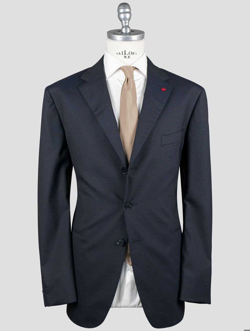 Isaia Blue Wool 120'S Suits 1