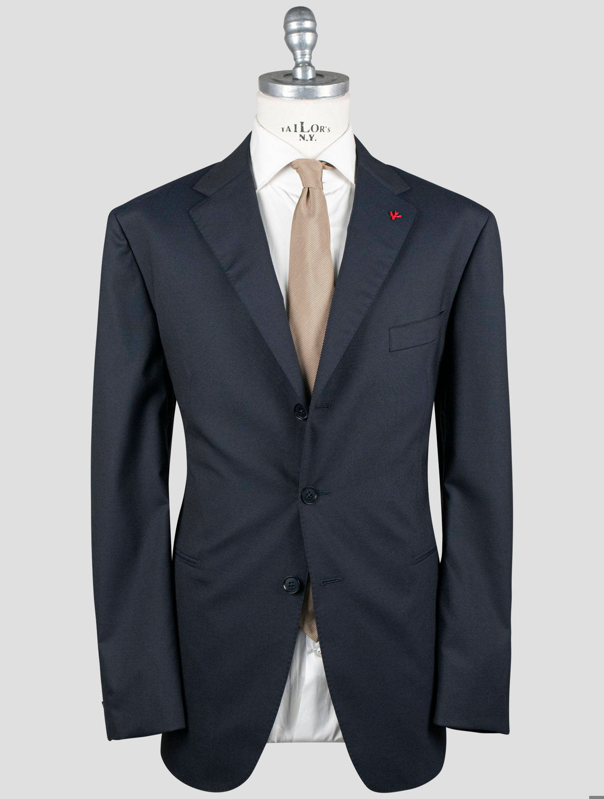 Isaia Blue Wool 120'S Suits 1