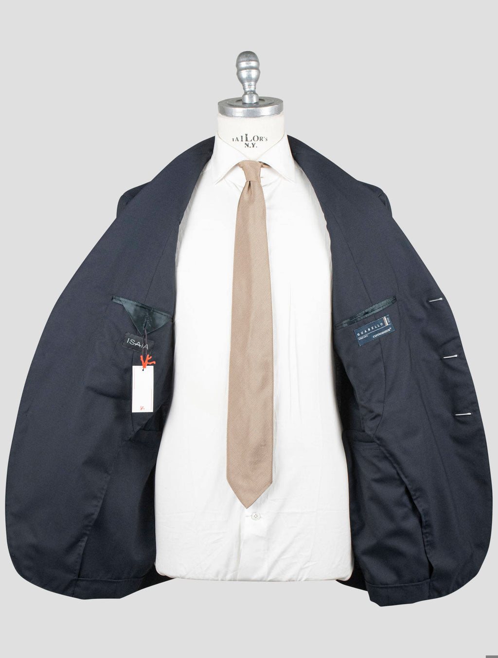 Isaia Blue Wool 120'S Suits 8