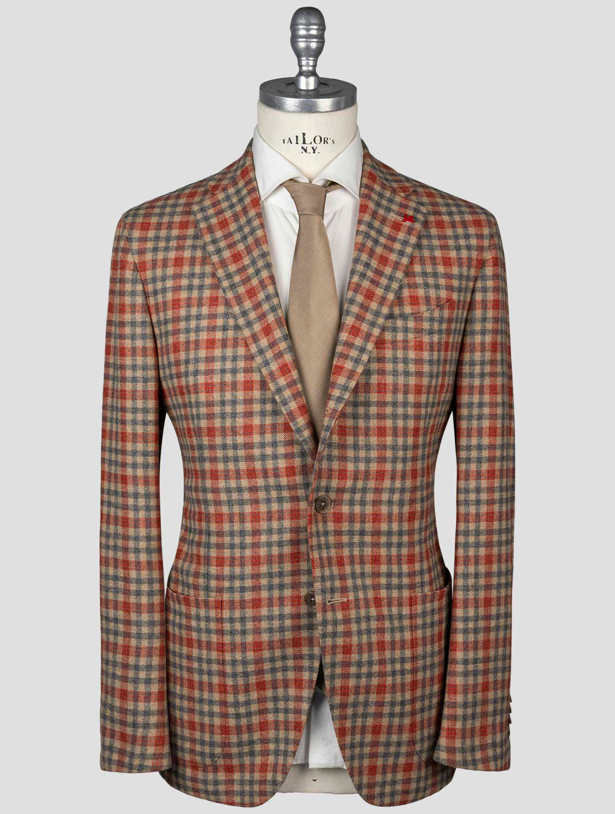 Isaia Multicolor Virgin Wool Blazer 1