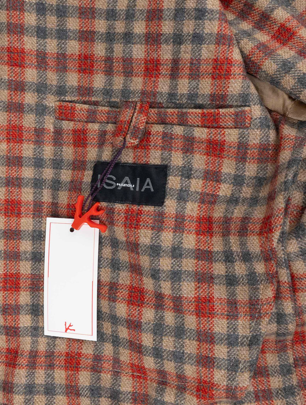 Isaia Multicolor Virgin Wool Blazer 4