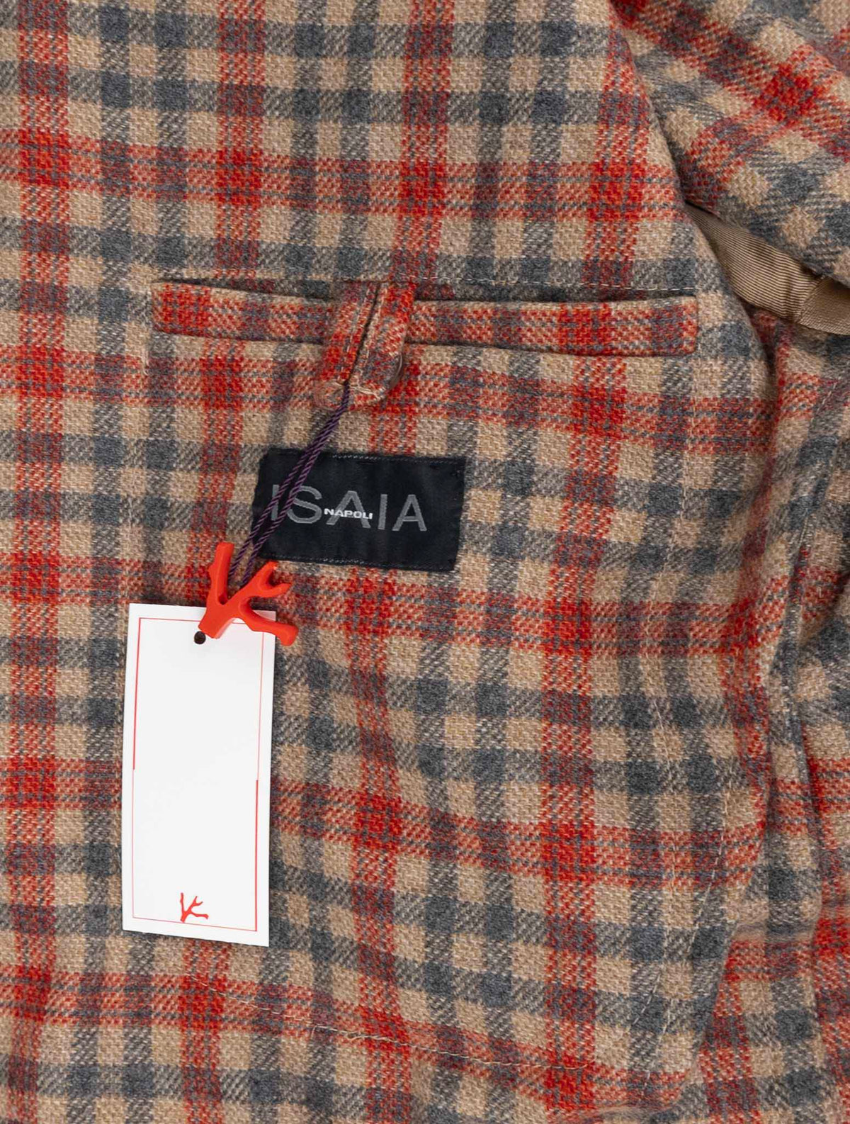 Isaia Multicolor Virgin Wool Blazer 4