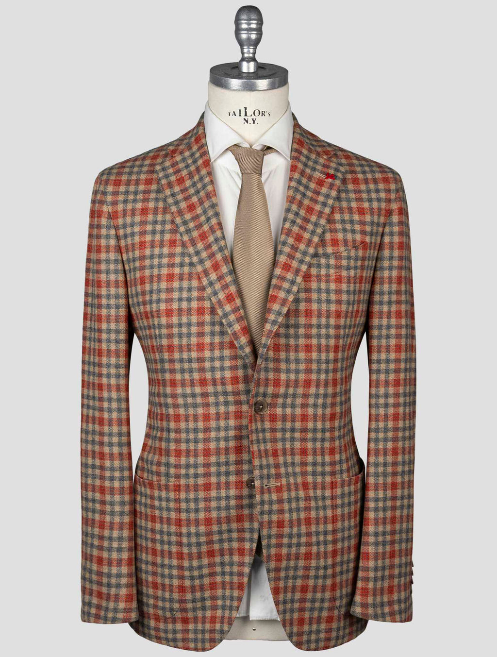 Isaia Multicolor Virgin Wool Blazer 7