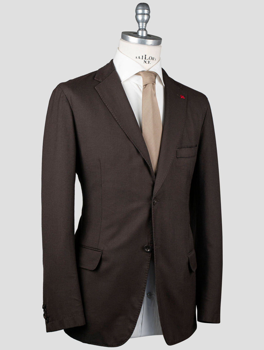 Isaia Brown Virgin Wool Blazer 2