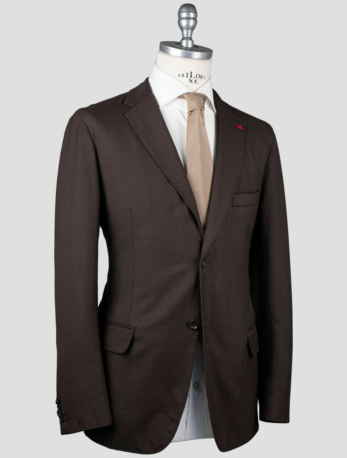 Isaia Brown Virgin Wool Blazer 2