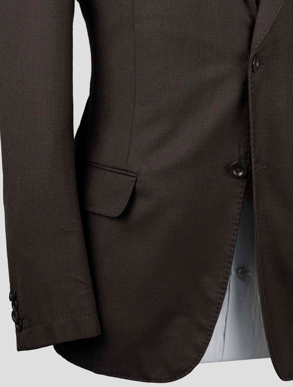 Isaia Brown Virgin Wool Blazer 5