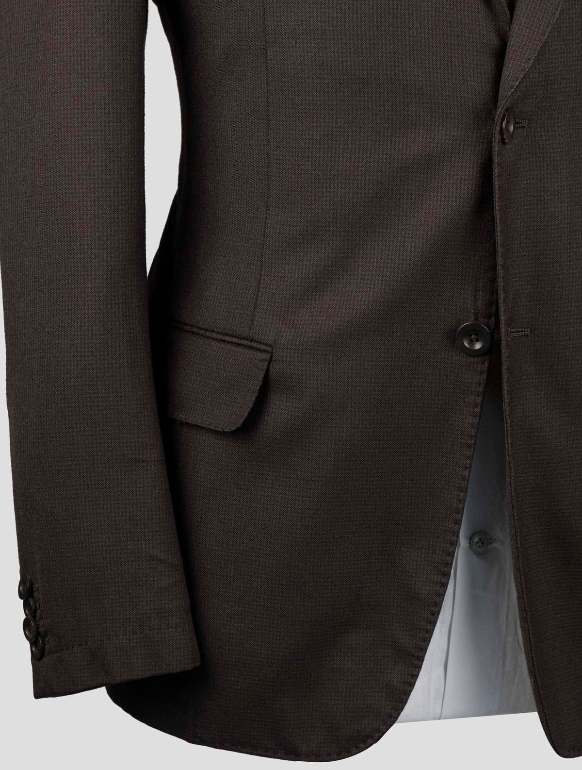 Isaia Brown Virgin Wool Blazer 5