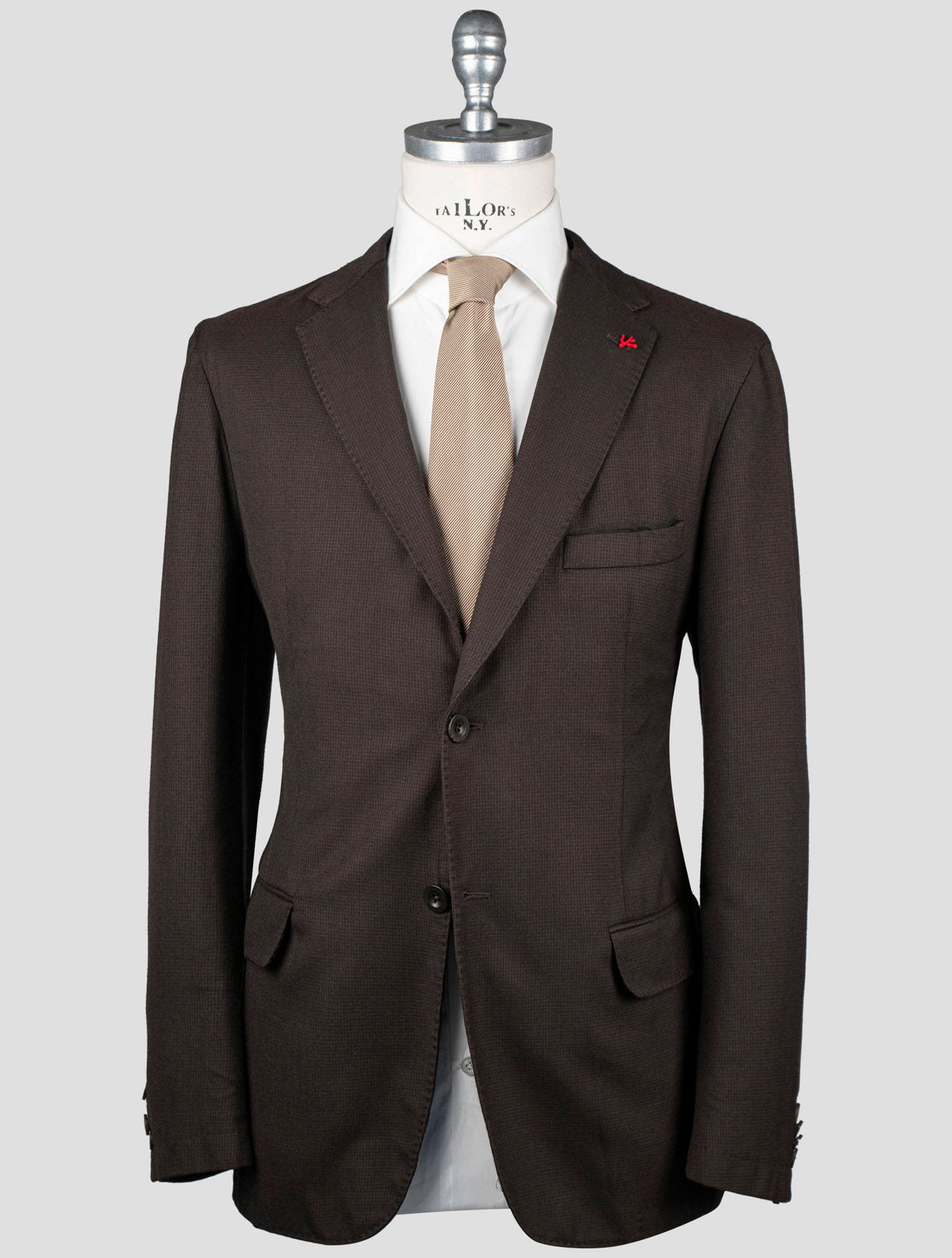 Isaia Brown Virgin Wool Blazer 8