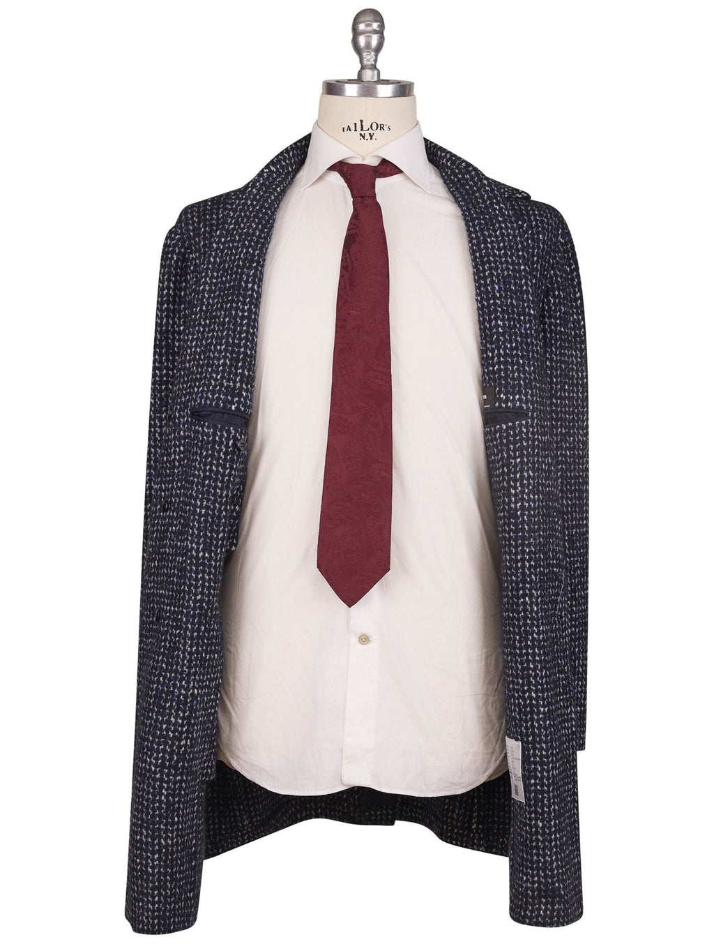 Kiton Gray Virgin Wool Cashmere Silk Overcoat 3