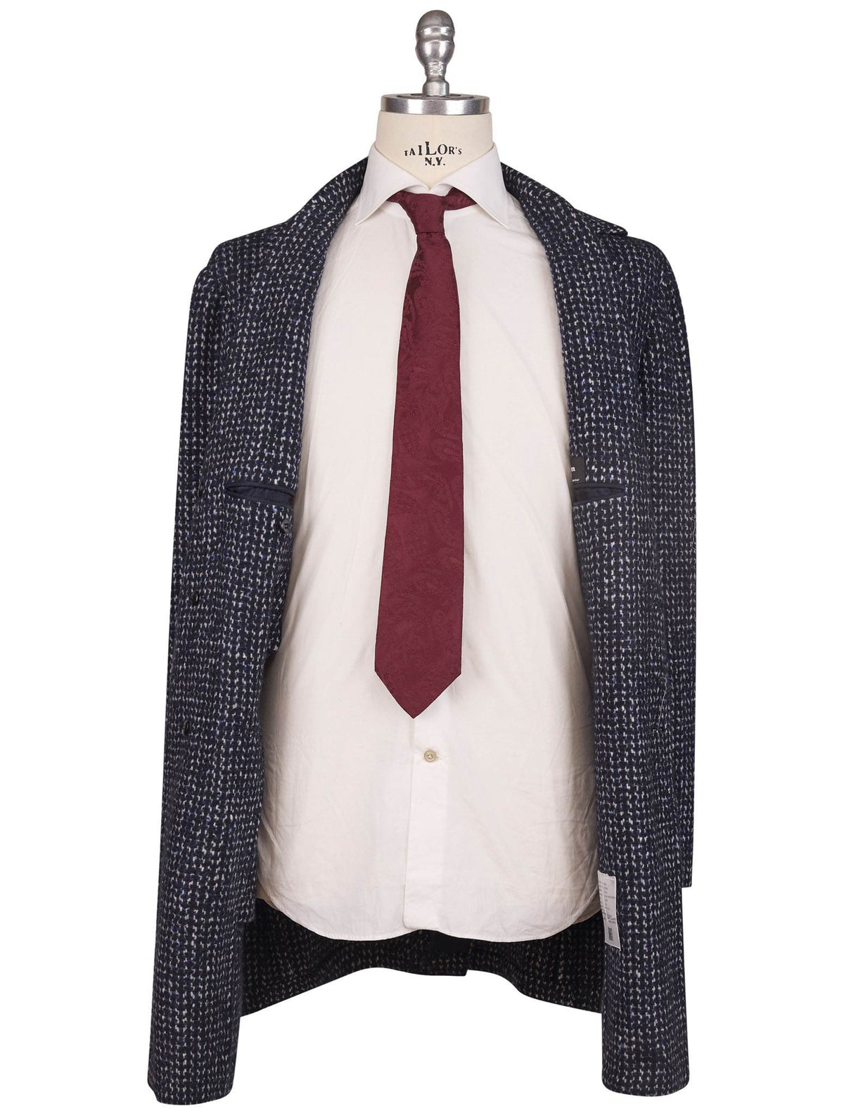Kiton Gray Virgin Wool Cashmere Silk Overcoat 3