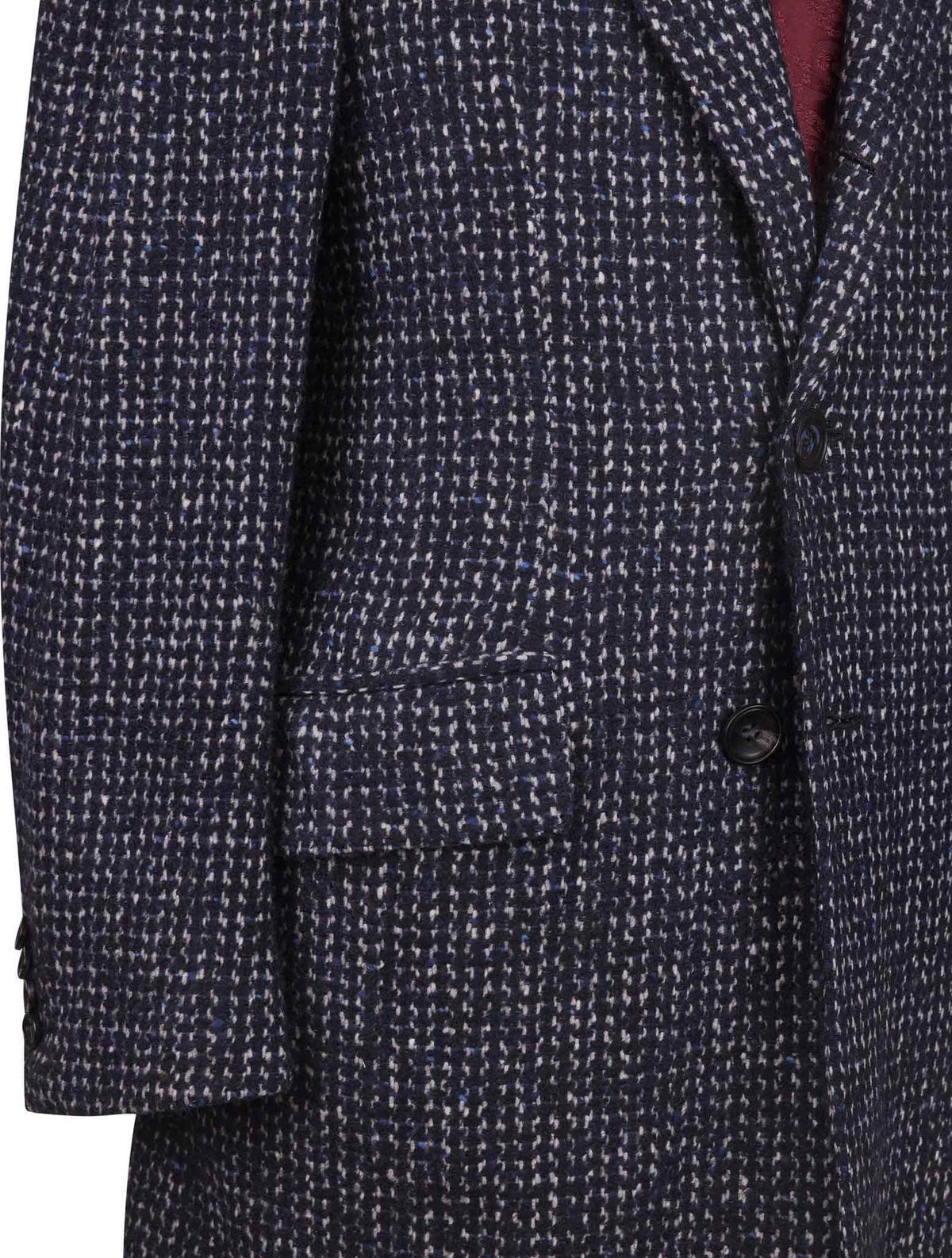 Kiton Gray Virgin Wool Cashmere Silk Overcoat 4
