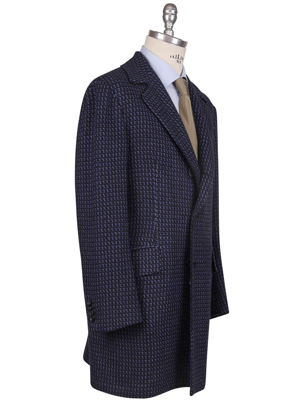 Kiton Blue Cashmere Overcoat 2