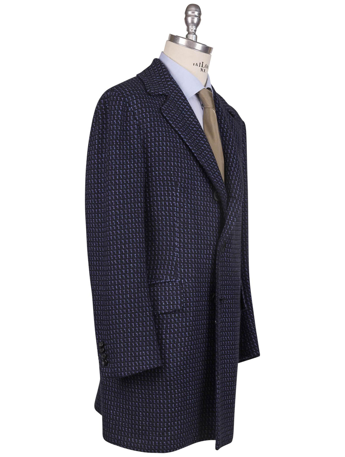 Kiton Blue Cashmere Overcoat 2