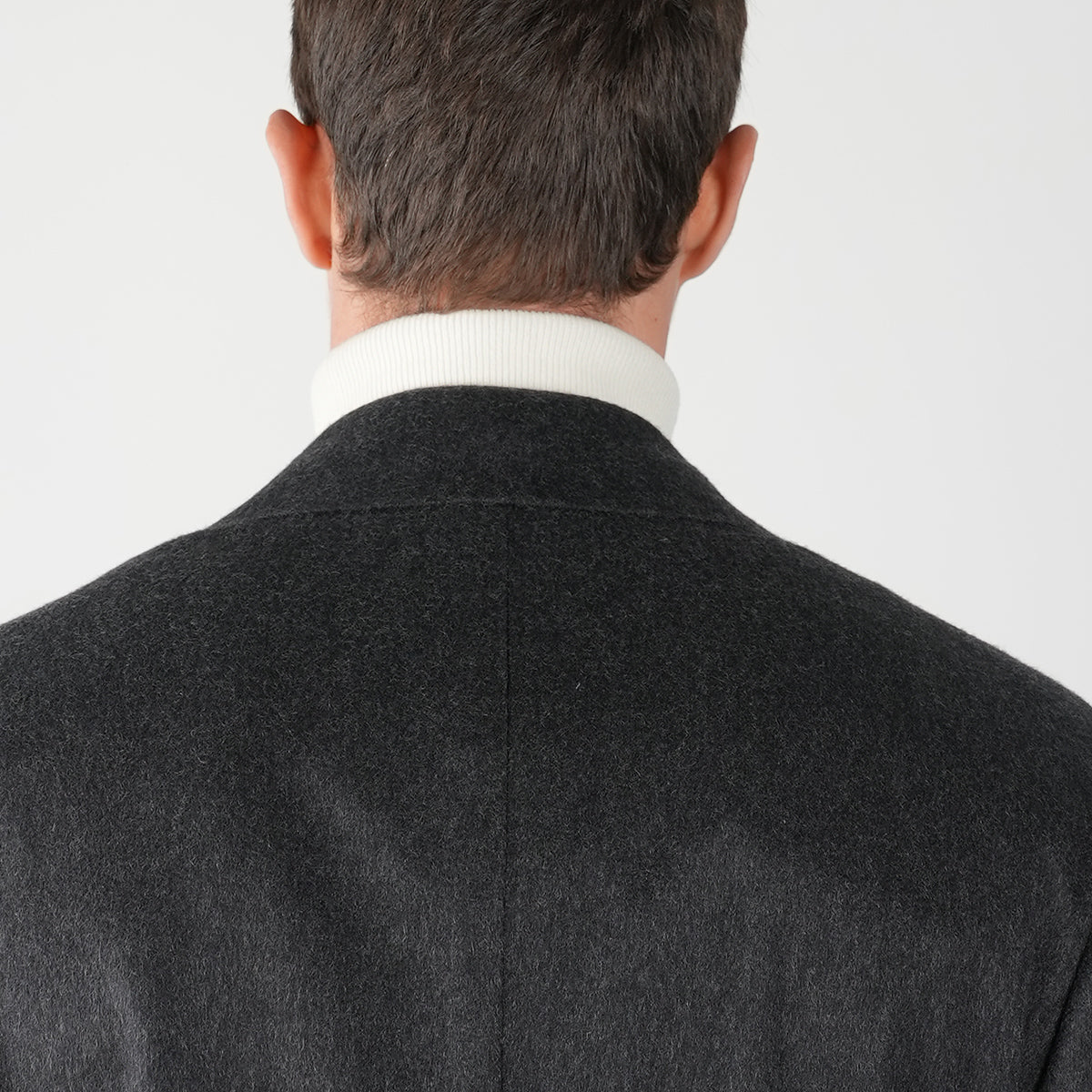 KITON Dark Grey Cashmere Overcoat 8