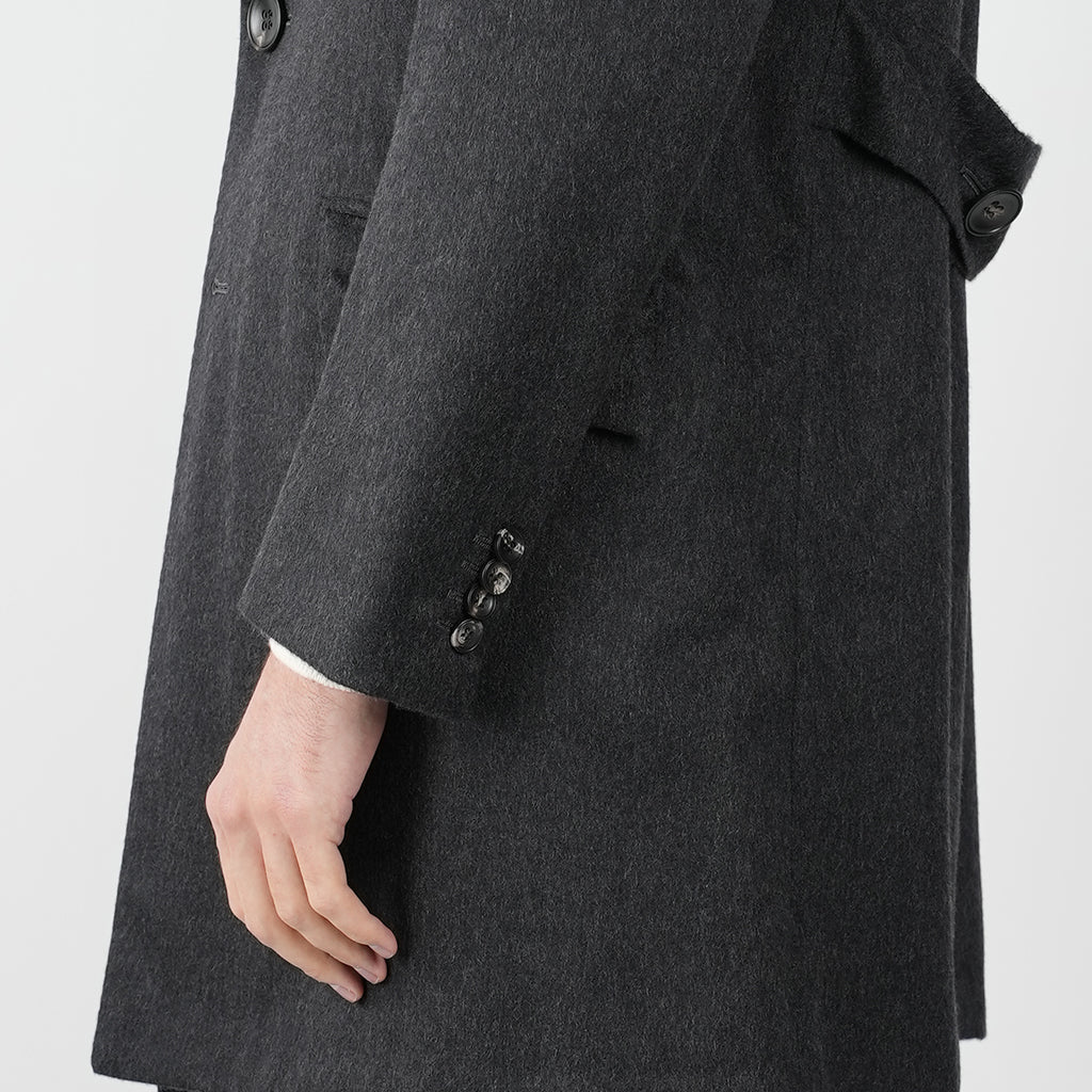 KITON Dark Grey Cashmere Overcoat 9