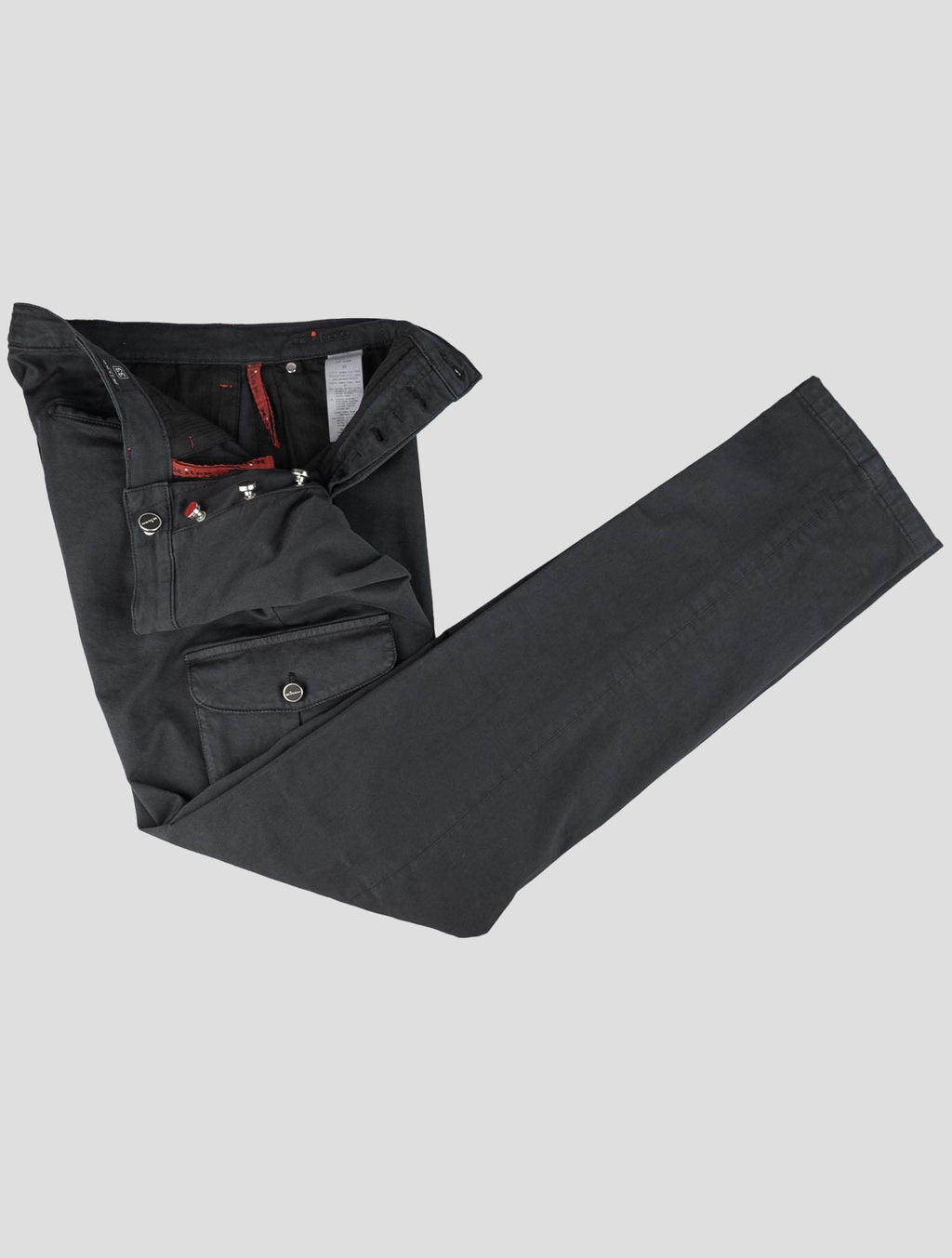 Kiton Black Lycra Ea Cargo Pant 6