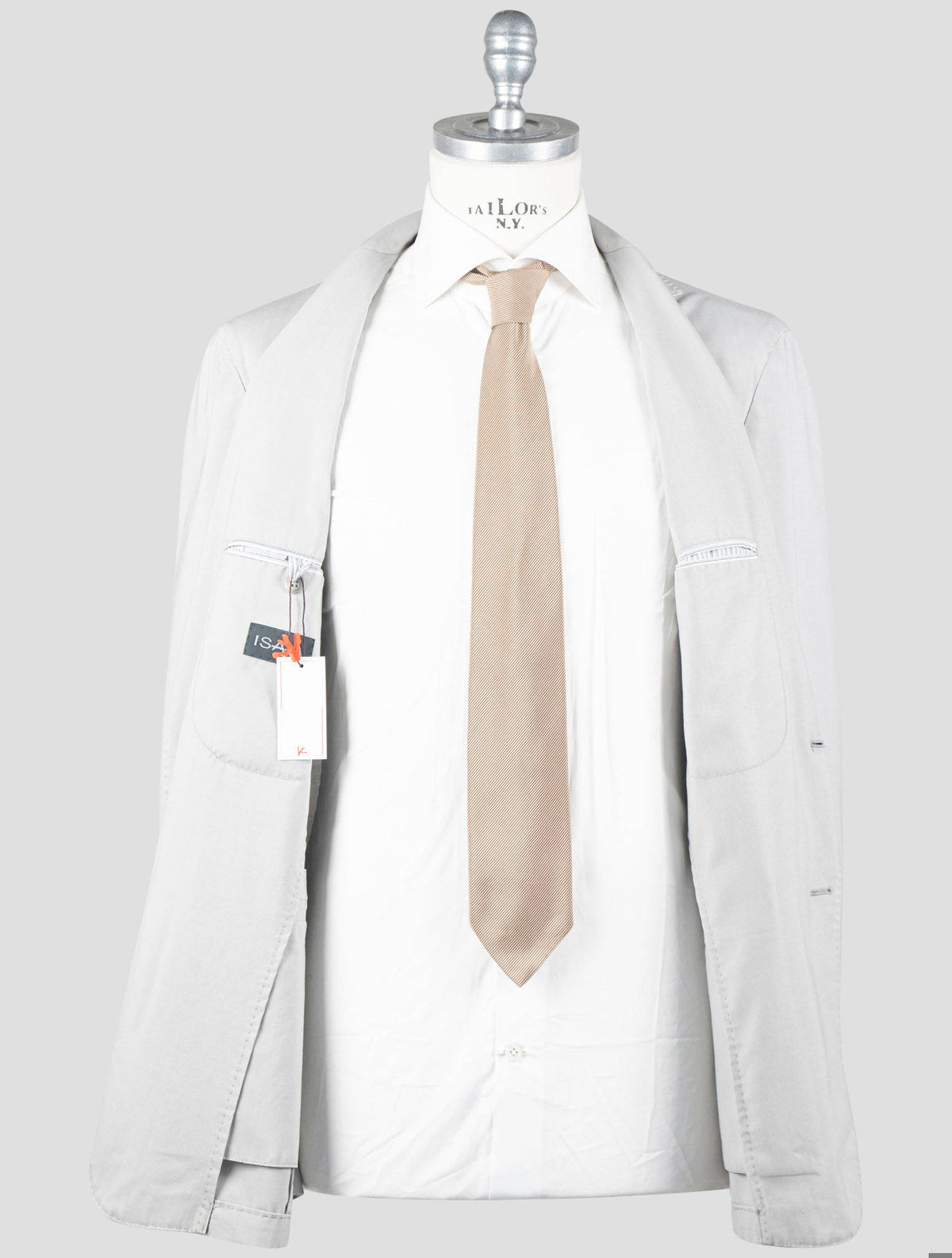 Isaia Gray Wool Ea Blazer 5