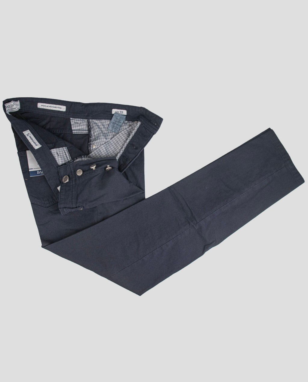 Barba Napoli Dark Blue Cotton Lycra Jeans 2