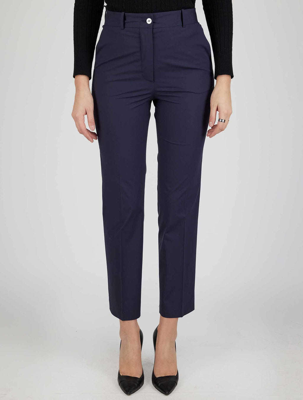 Kiton Blue Cotton Ea Pants 5