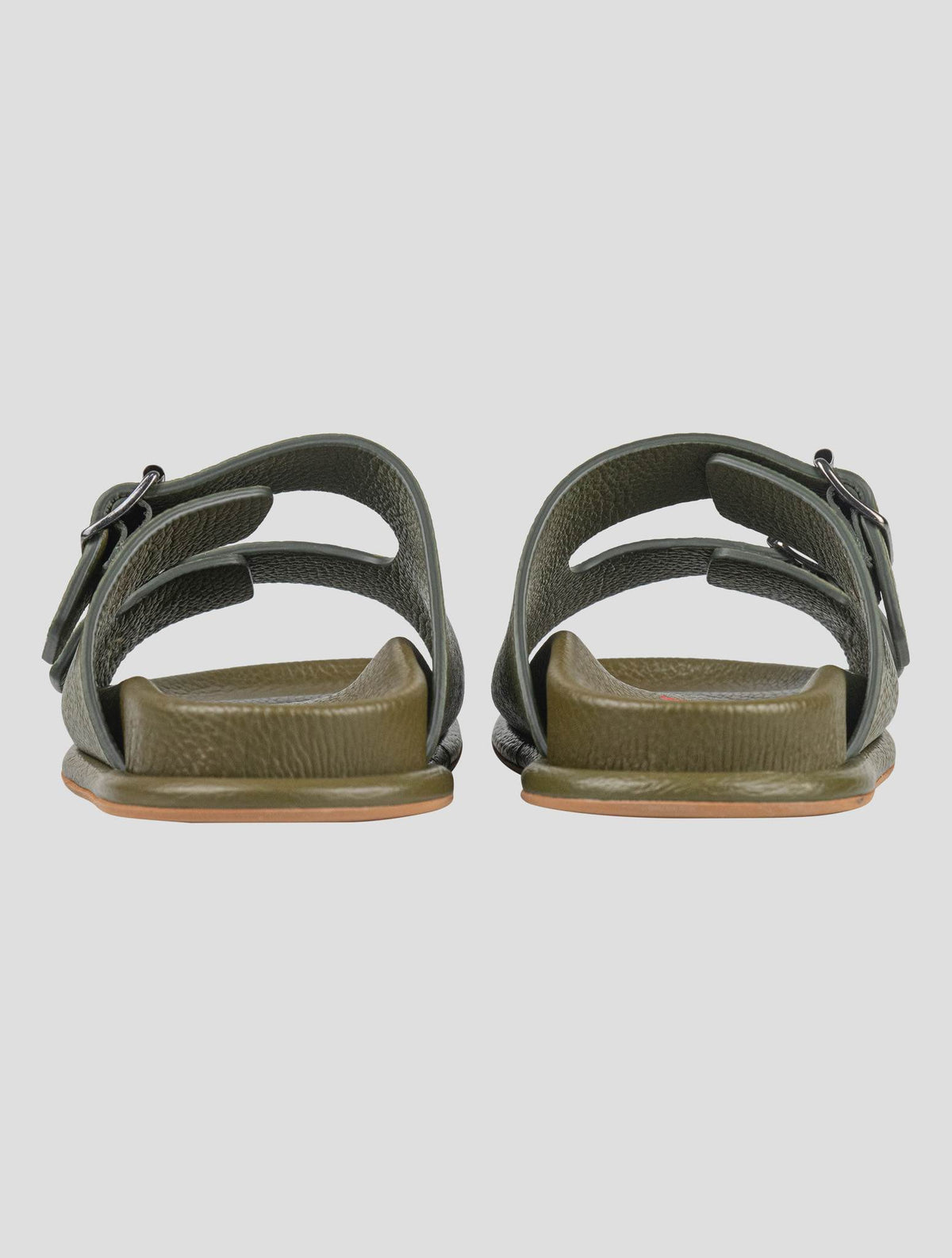 Isaia Green Leather Sandals 6