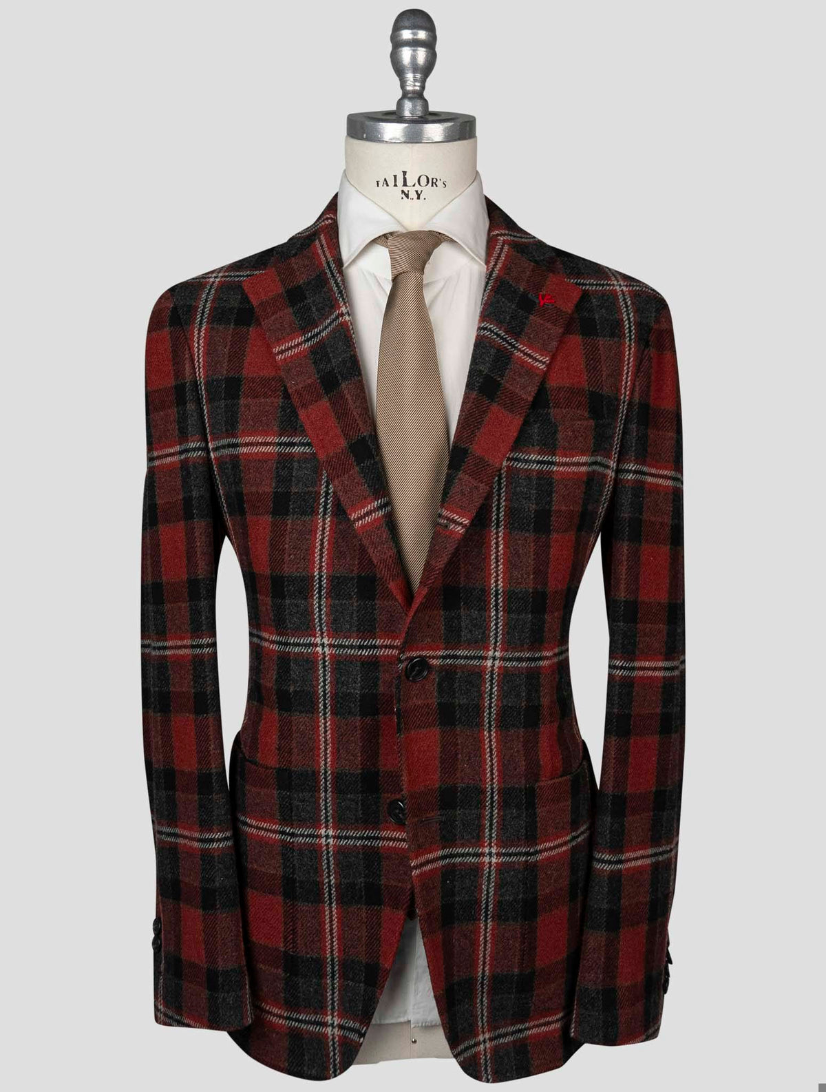 Isaia Multicolor Virgin Wool Ea Blazer 1