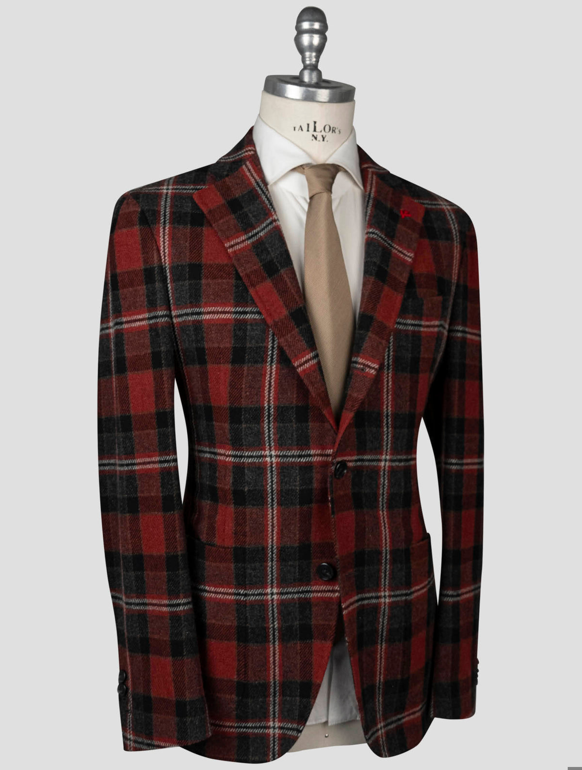 Isaia Multicolor Virgin Wool Ea Blazer 2