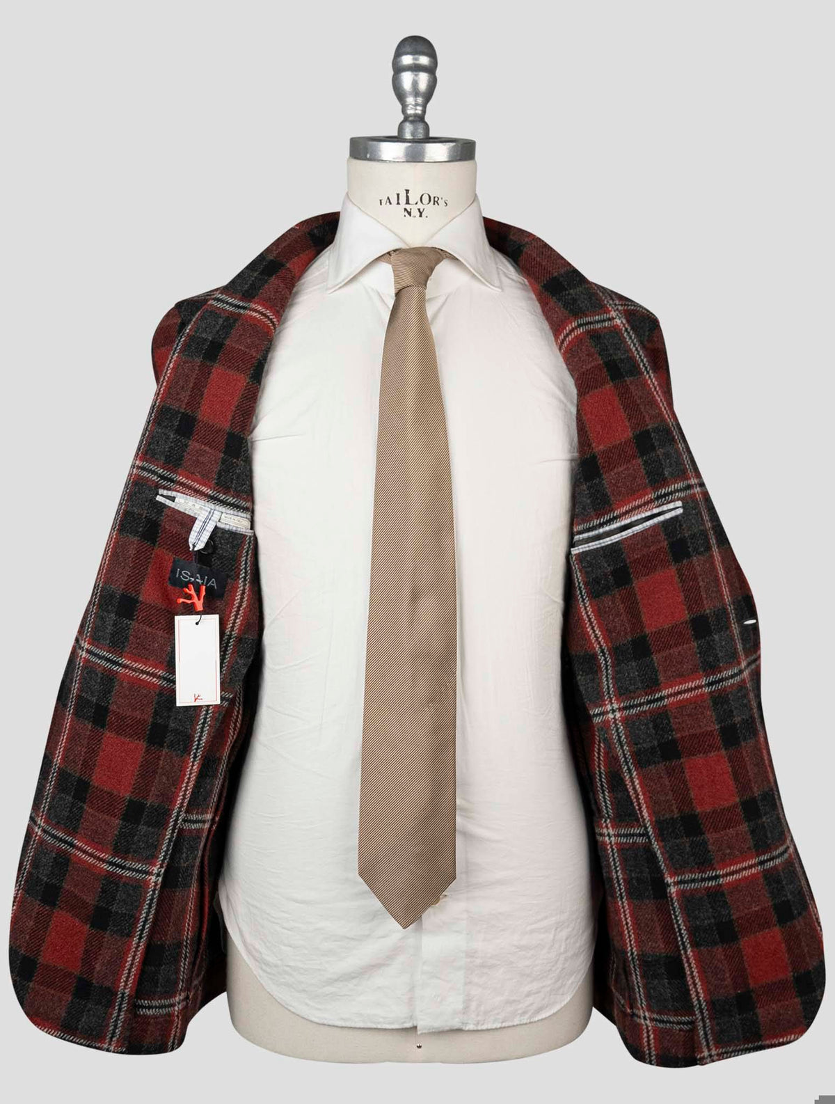 Isaia Multicolor Virgin Wool Ea Blazer 5