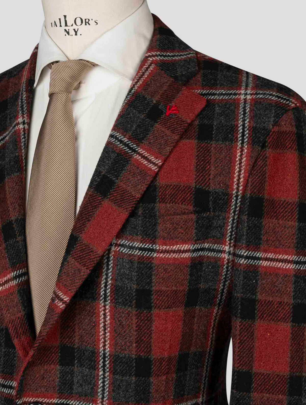 Isaia Multicolor Virgin Wool Ea Blazer 7