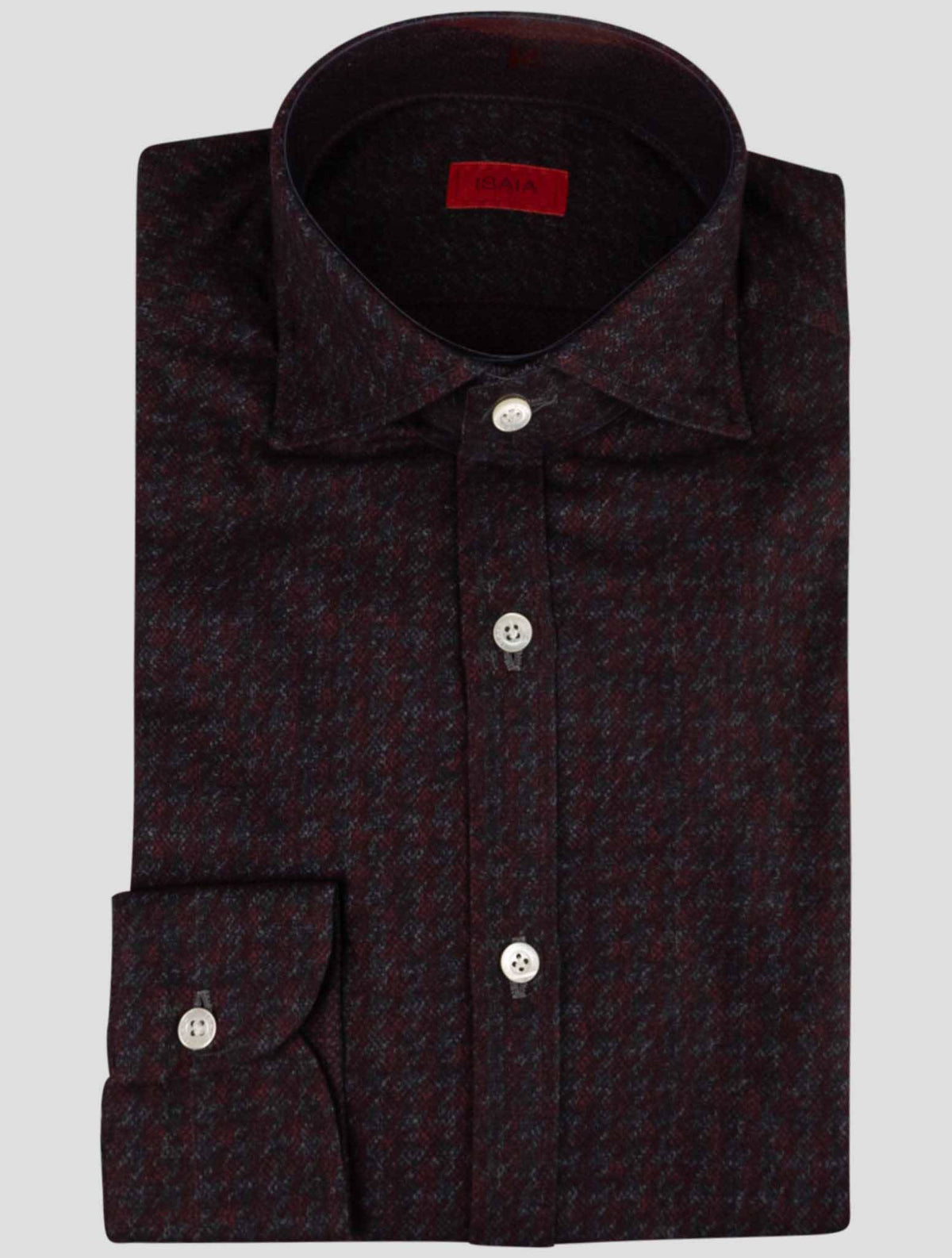 Isaia Multicolor Cotton Shirt 1