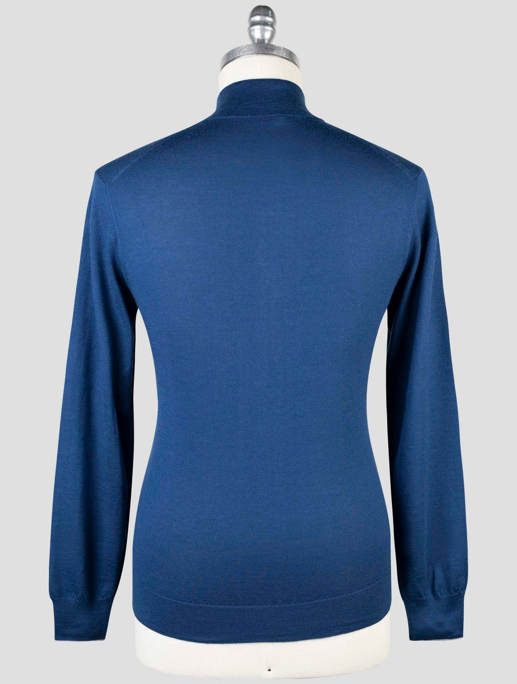 Cesare Attolini Blue Cashmere Silk Sweater Full Zip 3