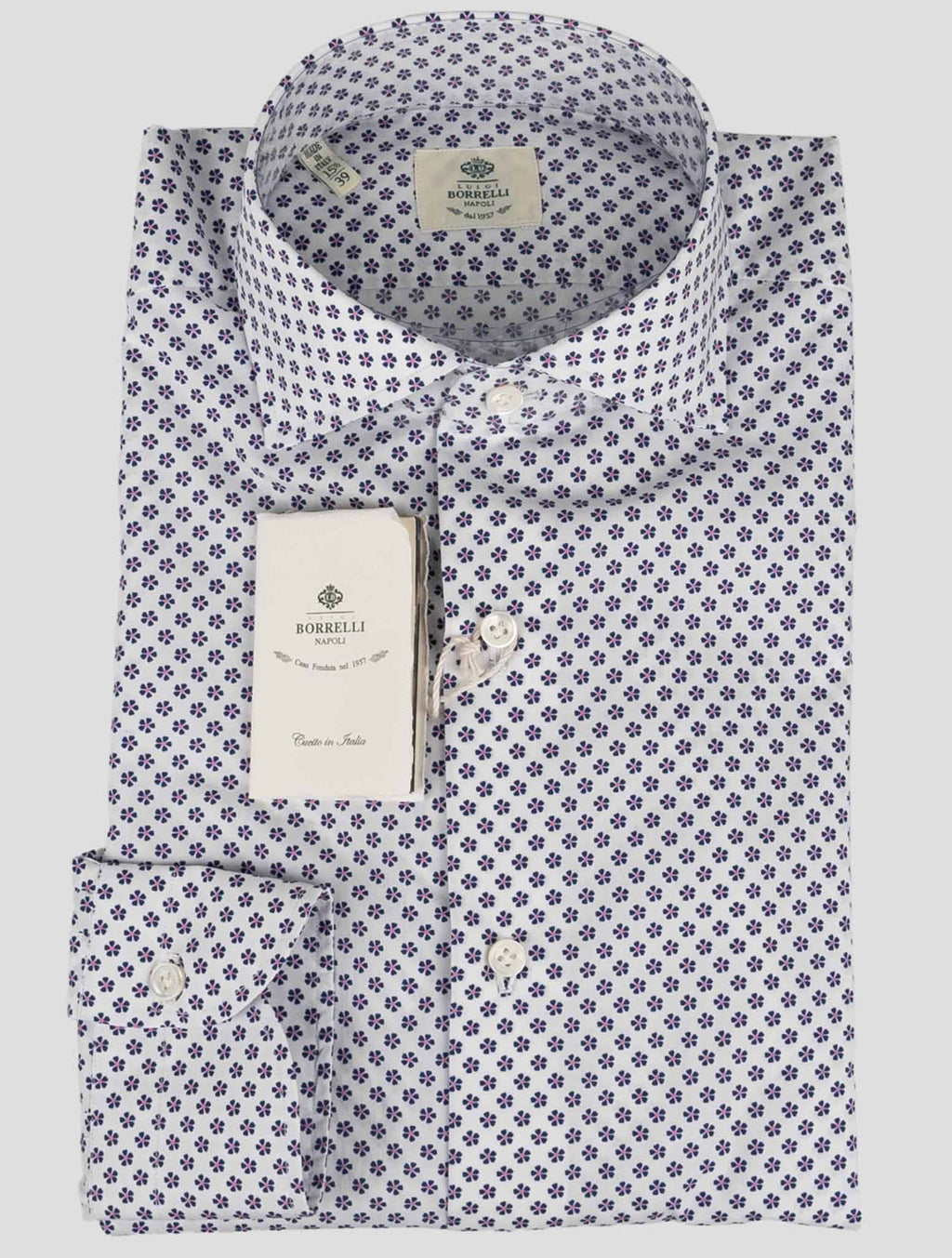 Luigi Borrelli Multicolor Cotton Shirt 3