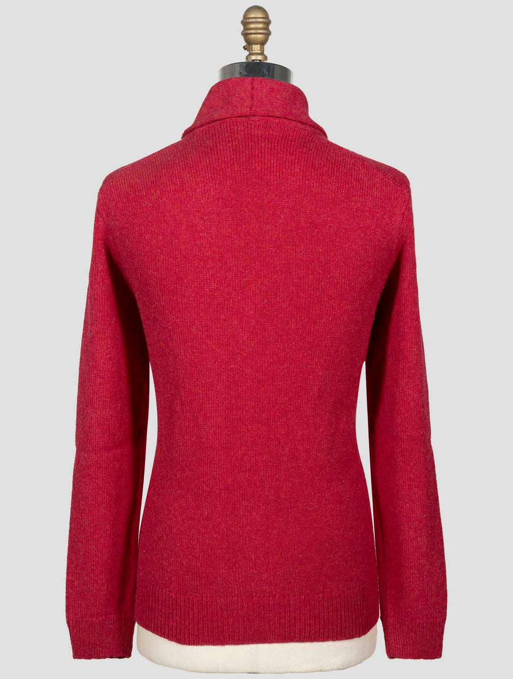 Fioroni Red Virgin Wool Cardigan 5