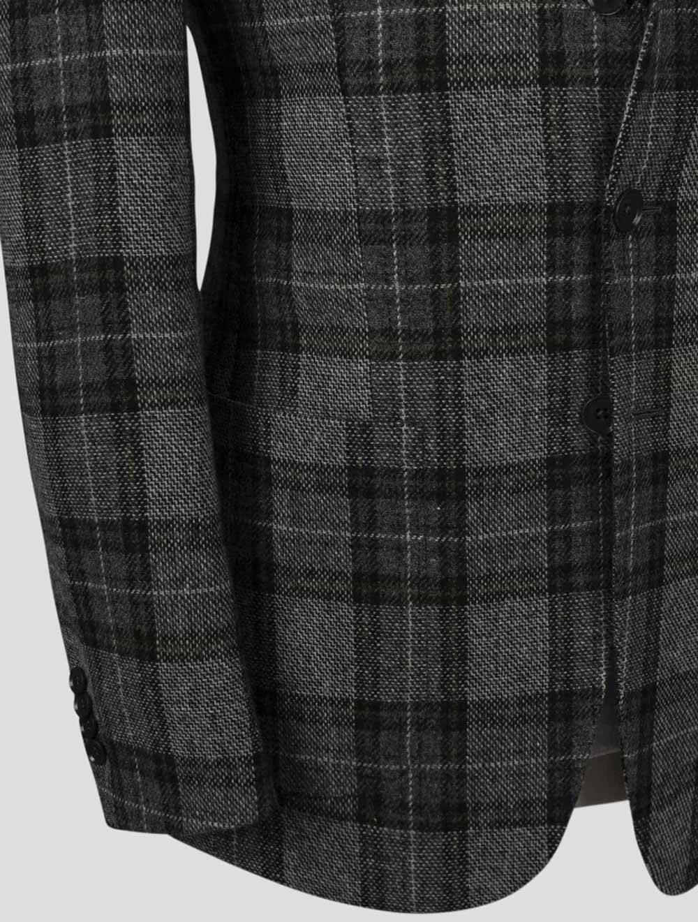 Isaia Multicolor Virgin Wool Ea Blazer 7
