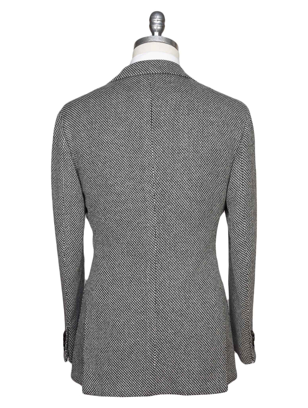 Kiton Gray White Cashmere Blazer 4