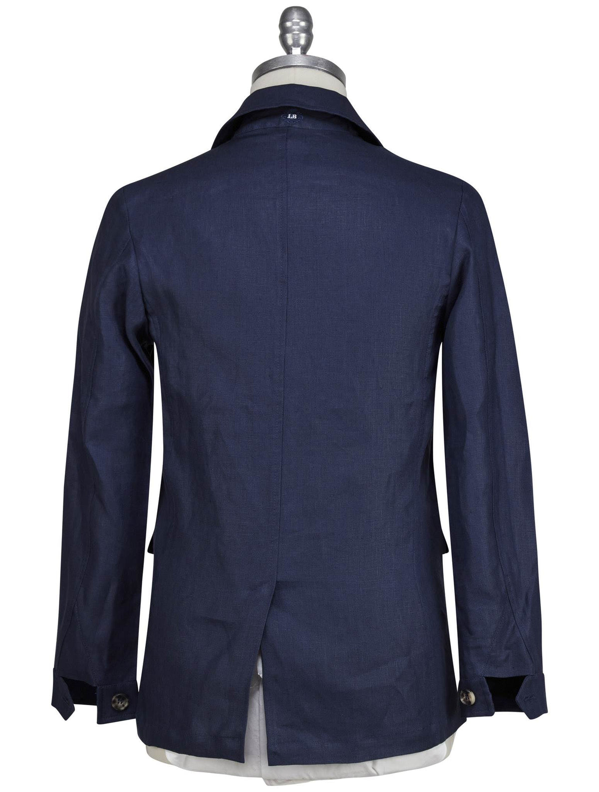 Luigi Borrelli Blue Linen Coat 3
