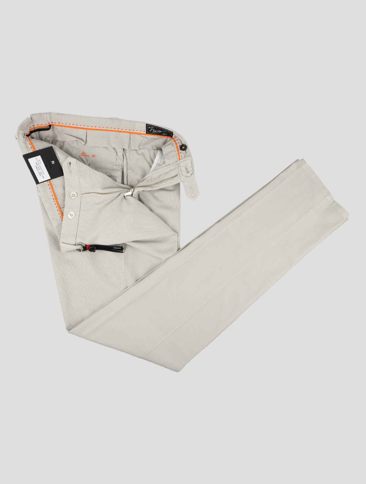 Marco Pescarolo Light Gray Cotton Silk Cashmere Ea Pants 2