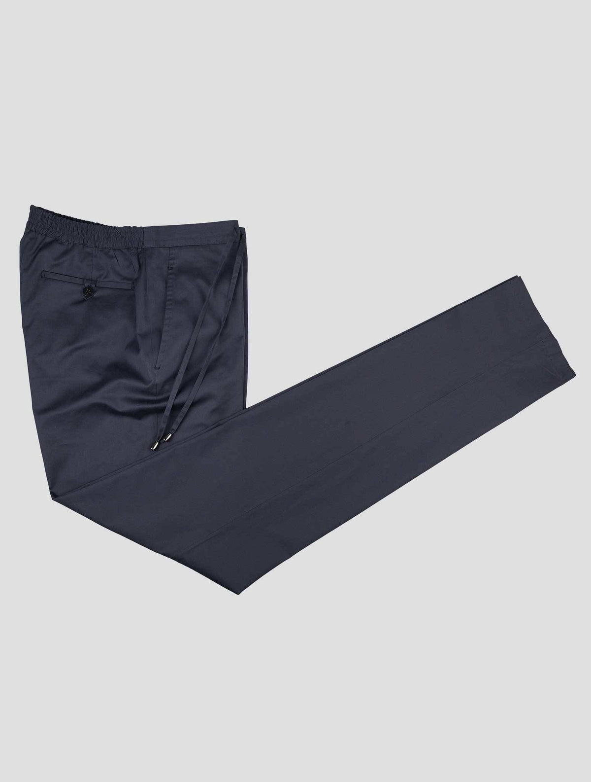 Cesare Attolini Blue Cotton Silk Ea Pants AJZ5 3