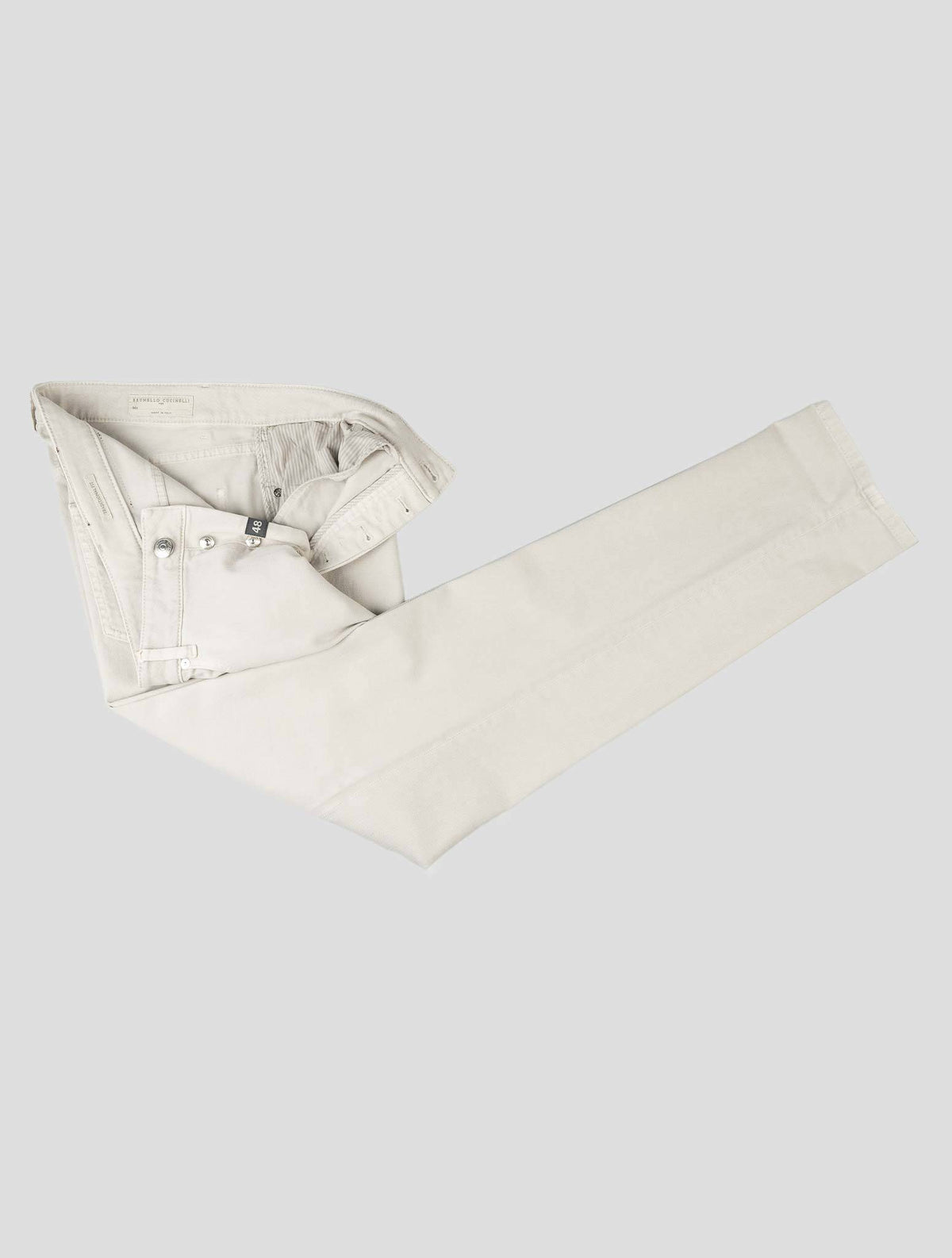 Brunello Cucinelli Beige Cotton Ea Jeans CJZ4 2