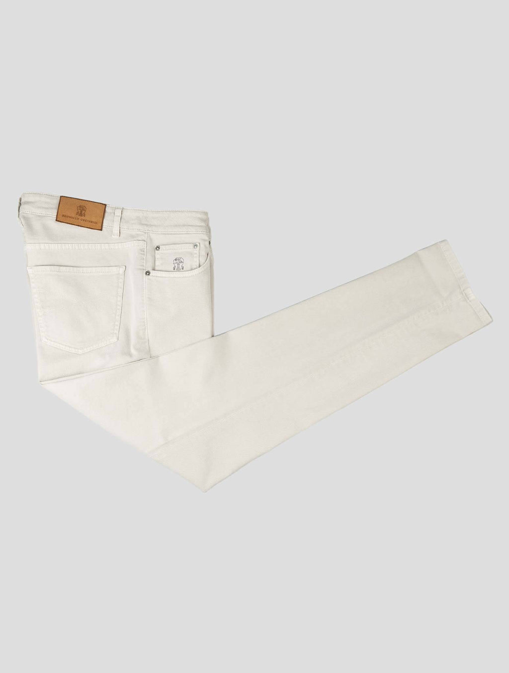 Brunello Cucinelli Beige Cotton Ea Jeans CJZ4 4